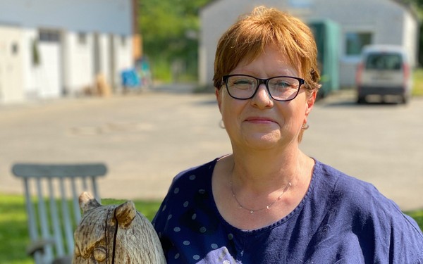 Dagmar Joppich, ehrenamtliche Gassigeherin Dagmar Joppich, ehrenamtliche Gassigeherin