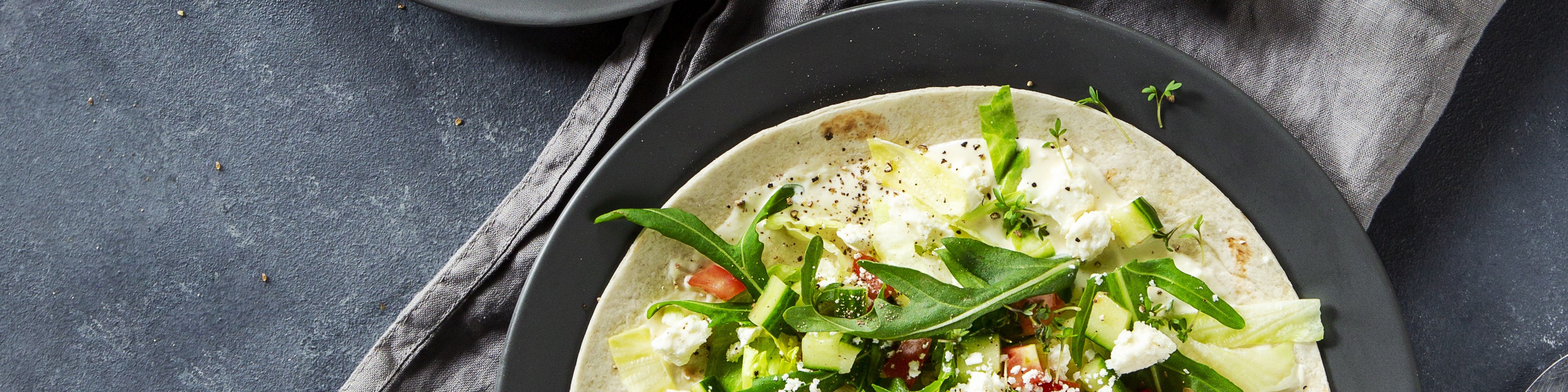 Wrap mit Feta und CurryDip Stadtwerke Kiel AG